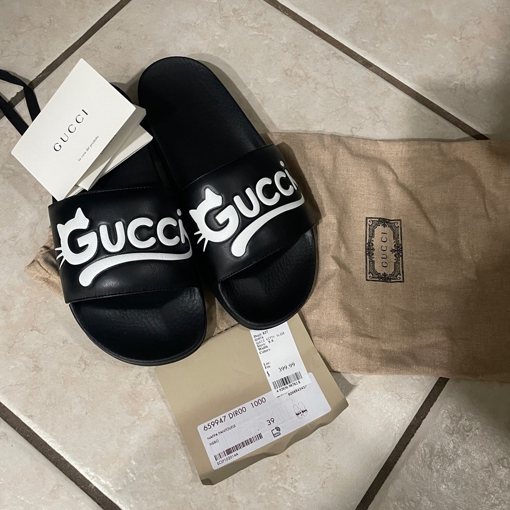 Gucci Kitty Slides